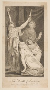 Smrt Lucretie, z Allensových nových a nestranných římských dějin, 1797. od William Blake