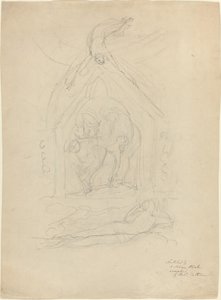 Sestup míru [recto] od William Blake