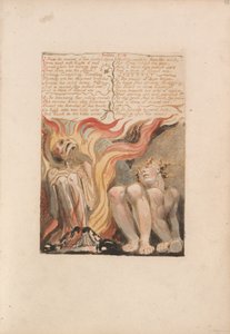 První kniha Urizena, talíř 14, 7. Z jeskyní jeho kloubové páteře ... (Bentley 11) od William Blake
