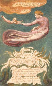 První kniha Urizen, deska 2, Preludium ke knize Urizen (Bentley 2a) od William Blake