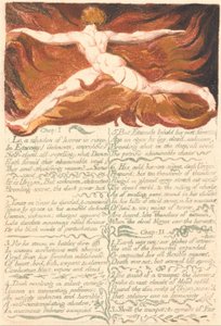 První kniha Urizena, talíř 3, kapitola- 1. . . . (Bentley 3) od William Blake