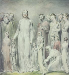 Uzdravení ženy s problémem krve od William Blake