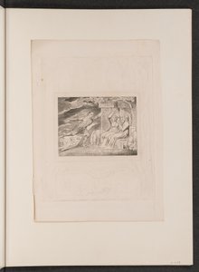 Poslové vyprávějí Jobovi o jeho neštěstí, 1825. od William Blake