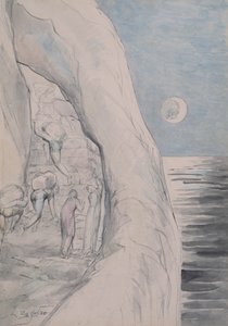 Hrdí pod jejich obrovským nákladem 1824-27 od William Blake