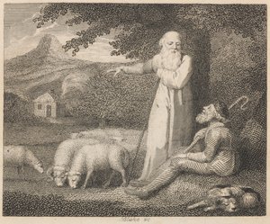 Pastýř a filozof od William Blake