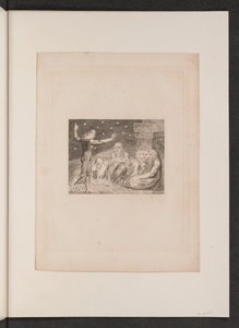 Hněv Elihu od William Blake