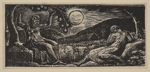 Thenot Under a Fruit Tree, z Thorntons Pastorals of Virgil, 1821. od William Blake