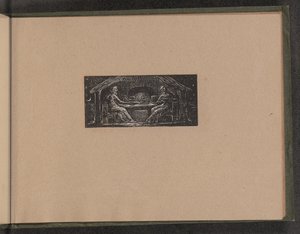 Thenot a Colinet jedí svou večeři od William Blake