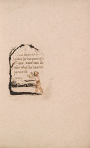 Neexistuje žádné přirozené náboženství, talíř 7, V Mans touhy. . . . (Bentley a8) od William Blake
