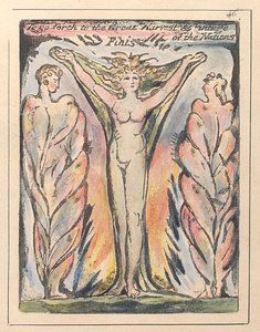 Vydat se na Velkou sklizeň a vinobraní národů, kolem roku 1811 od William Blake