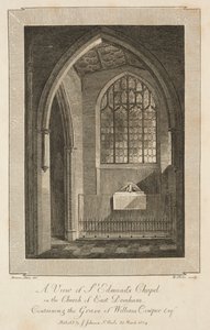 Pohled na kapli svatého Edmunda v kostele East Dereham..., 1804. od William Blake