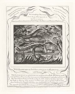 Se sny na mé posteli mě děsíš a děsíš mě vizemi od William Blake
