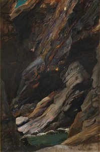 Skály v Tintagelu od William Blake Richmond