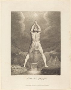 Hnojení Egypta od William Blake after Henry Fuseli