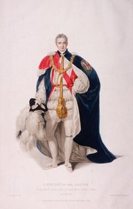Rytíř podvazku ve slavnostním kostýmu, 1824 od William Bond