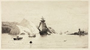 Arktická mořská krajina od William Bradford