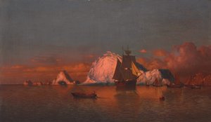 Rybaření u pobřeží Labradoru, 1880 od William Bradford