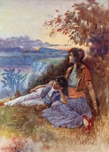 Ilustrace k filmu Vathek, An Arabian Tale, od Williama Beckforda (barevné lito)