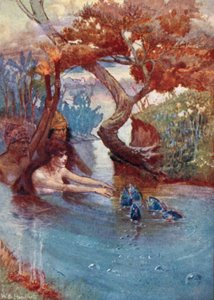 Ilustrace k filmu Vathek, An Arabian Tale, od Williama Beckforda (barevné lito)