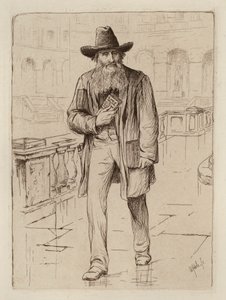 Alexander Campbell Fraser, profesor logiky a metafyziky (rytina) od William Brassey (after) Hole