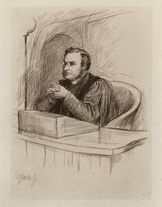 Archibald Hamilton Charteris, profesor biblické kritiky a biblických starožitností (rytina) od William Brassey (after) Hole