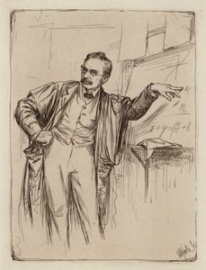 George Chrystal, profesor matematiky (rytina)