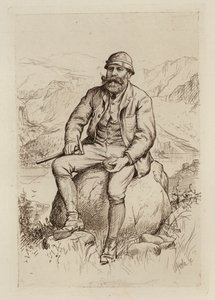 James Geikie, profesor geologie (rytina) od William Brassey (after) Hole