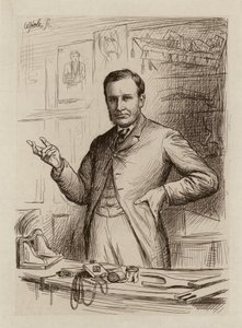 John Chiene, profesor chirurgie (rytina) od William Brassey (after) Hole