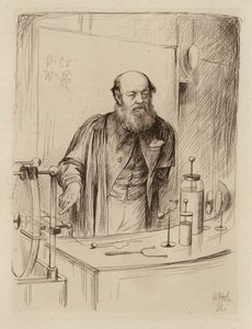 Peter Guthrie Tait, profesor přírodní filozofie (rytina) od William Brassey (after) Hole