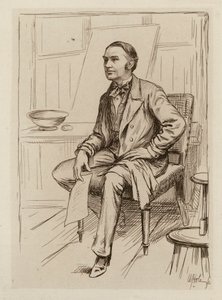 Thomas Annandale, profesor klinické chirurgie (rytina) od William Brassey (after) Hole