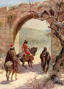Achab a Eliáš se setkávají - Bible od William Brassey Hole