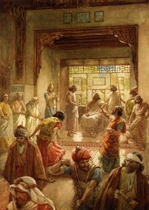 Rozdělení království pod Rechoboamem - Bible od William Brassey Hole