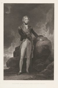 Portrét van Horatio Nelson Správný ctihodný lord vikomt Nelson (titul na předmětu) od William Bromley (I)