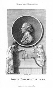 Joseph Priestley, anglický chemik a presbyteriánský ministr, 1791