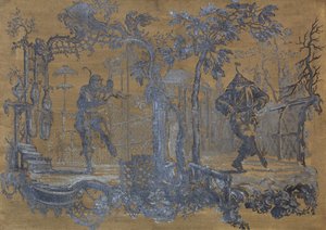 Chinoiserie (olej na plátně)