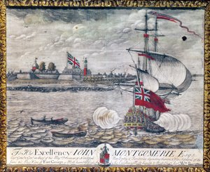 Jeho Excelenci Johnu Montgomerie Esq. (Pohled na Fort George) od William Burgis
