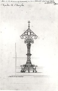 Design pro řečnický pult, St Augustine