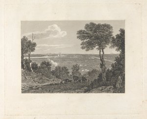 Vzdálený pohled na Chester od William Byrne