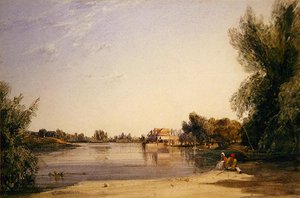 Mlýn na Seině od William Callow
