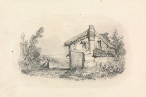 Chata v krajině od William Callow