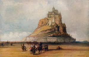 Mont St. Michel, c1861 od William Callow
