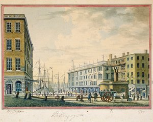 Billingsgate Market, Londýn, 1799 od William Capon