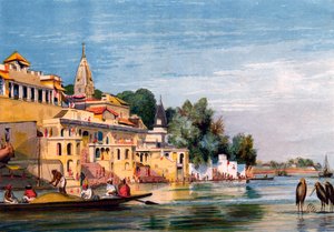 Cawnpore na Ganze, Indie, 1857. od William Carpenter