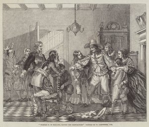 Karel II v Holandsku, před restaurováním od William Carpenter