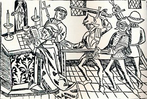 Umučení svatého Tomáše z Canterbury, c1484 od William Caxton