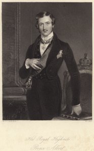 Jeho královská výsost princ Albert (rytina) od William Charles (after) Ross