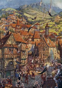 Ilustrace pro Child of the Air od MH Spielmanna (barevné lito) od William Charles John Pitcher