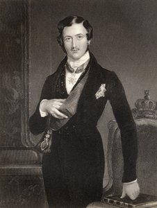 Albert Prince Consort of Great Britain, vyrytý W. Hollem, z 