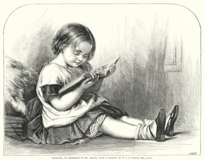 čtení (rytí) od William Charles Thomas (after) Dobson