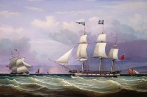 Loď Helen s registrem 330 tun postavená v Greenocku v roce 1819